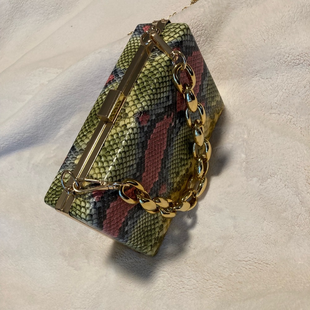 Retro Colored Eye-Popping Python Print Hardbody C… - image 6